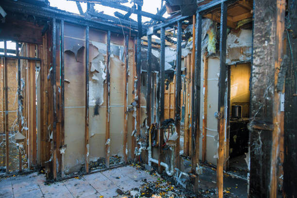Professional Fire Damage Removal technician working in Bristol, PA
